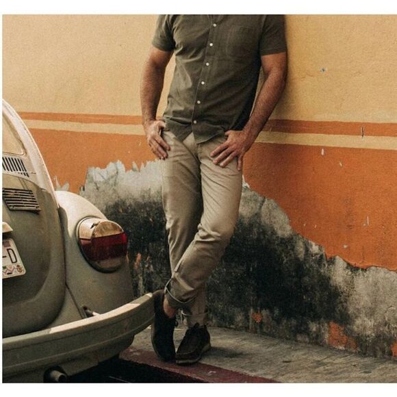 Taylor Stitch The Democratic All Day Pants in Aluminum Bedford Cord 29 & 36 - Picture 3 of 15